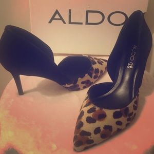 Aldo Leopard Heels! Never Worn!